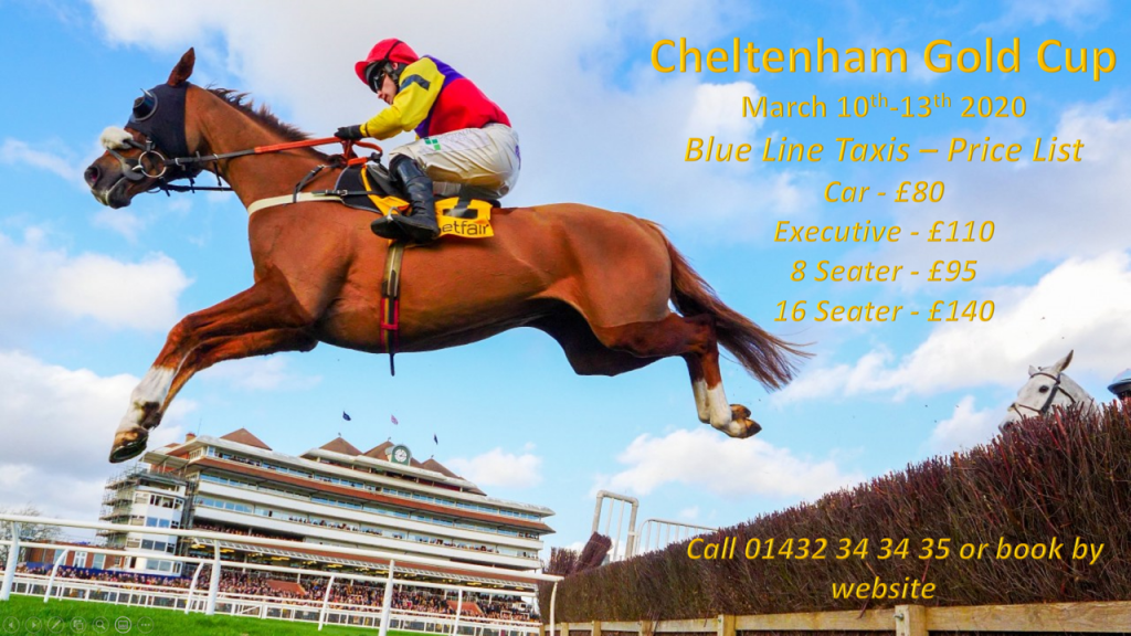 Cheltenham Gold Cup Festival 2020 Price List Blue Line Taxis
